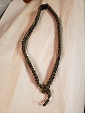 NEW- Handmade - Paracord 550 - Lanyard w/break-away clip- Blue/Green/Multi - 28"