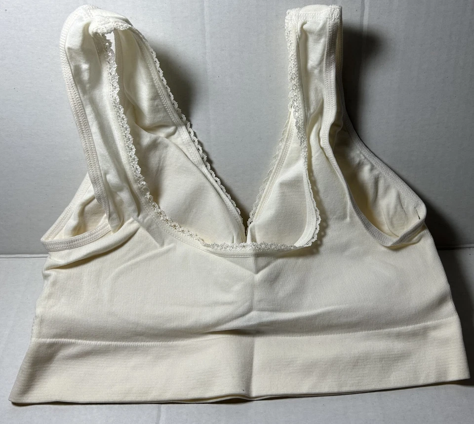 Nuevo Sujetador Genie para mujer con encaje talla 2XL almohadillas extraíbles de cáscara de huevo inalámbrico Foto 2 de 4