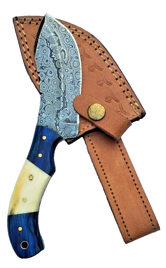 Leather Handle Collectible Fixed Blade Knives