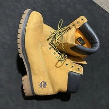 Timberland Size 12 Vintage USA Made Leather Boots Wu-Tang Men Vibram ODB 1980s