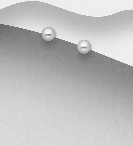 925 Sterling Silver Ball Stud Earrings