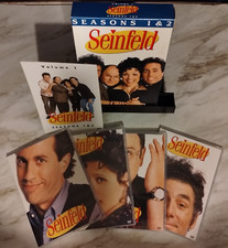 SEINFELD VOLUME 1 COMPLETE SEASONS 1  2 4 DVD BOX SET SPECIAL FEATURES 2004 NM