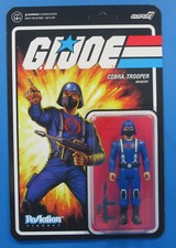 2021 GI Joe Cobra Trooper 4 Action Figure MOC Reaction Series Tan Y Back Super7