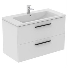 Ideal Standard i.Life B 1000mm 2 Drawer Vanity Unit With Basin Matt White T5276D