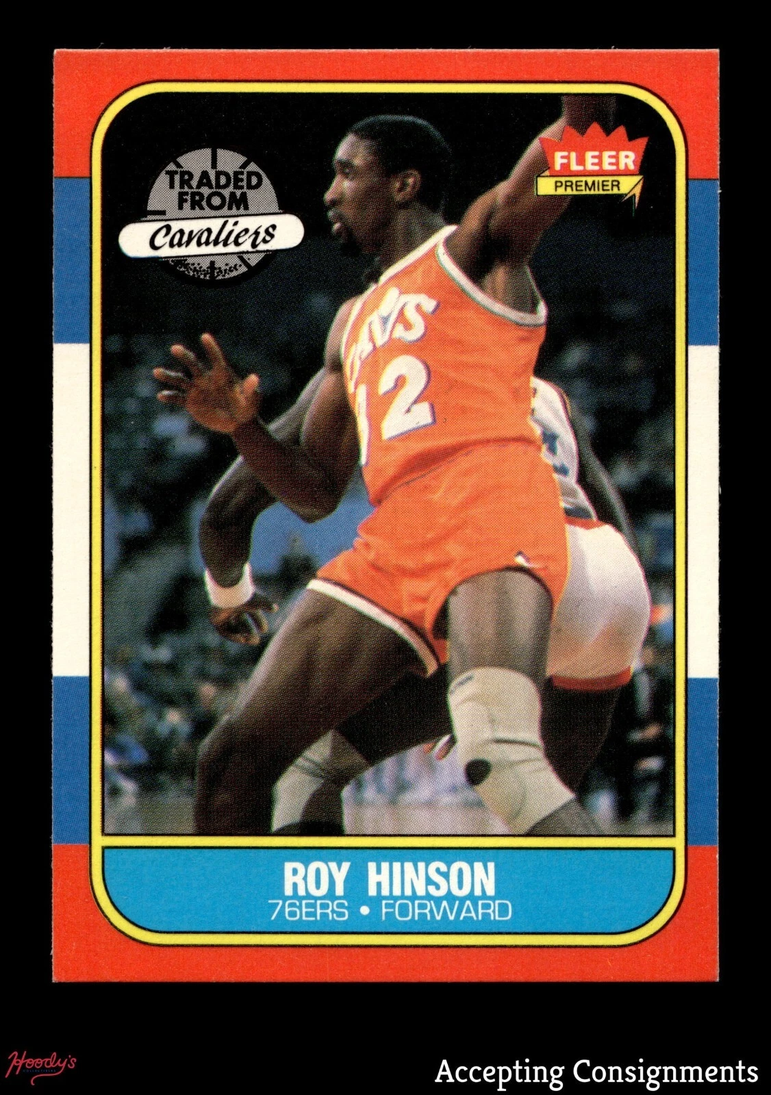 Roy Hinson trading card