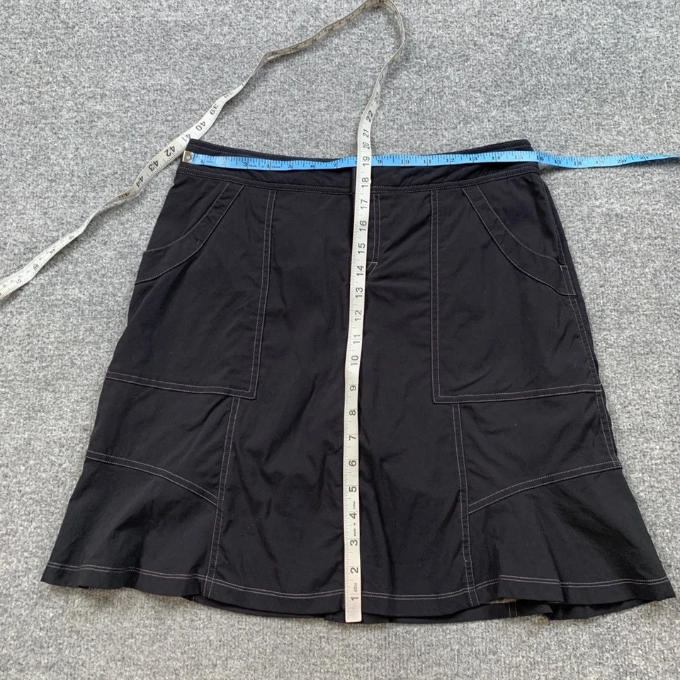 Lucy Skort Mujer M Mediano Negro Mezcla de Nailon Elastizado Forrado Bolsillos Ropa Activa Foto 3 de 4