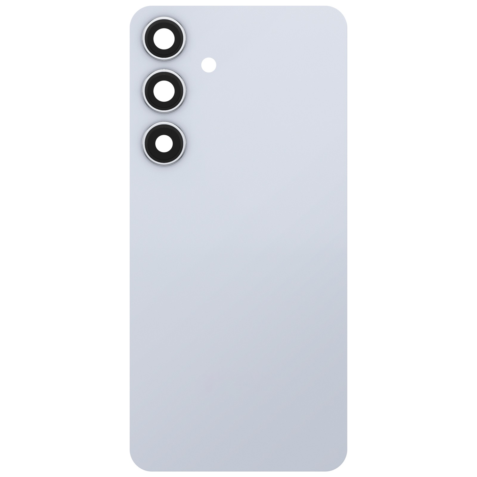 Cache arrière Galaxy S24 bleu Clappio : pièce de rechange avec adhésif double face pour dos