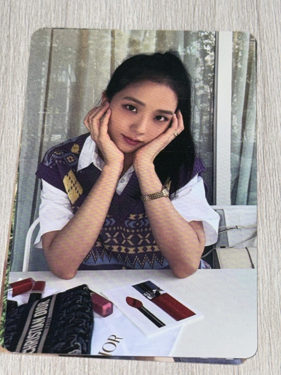 BLACKPINK Jisoo photocard kpop blink merch trading card cute sexy