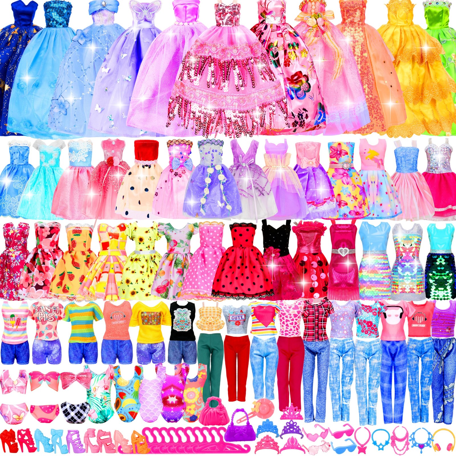 And Accessories Kit, Include 11-12 Inch, Multicolor
