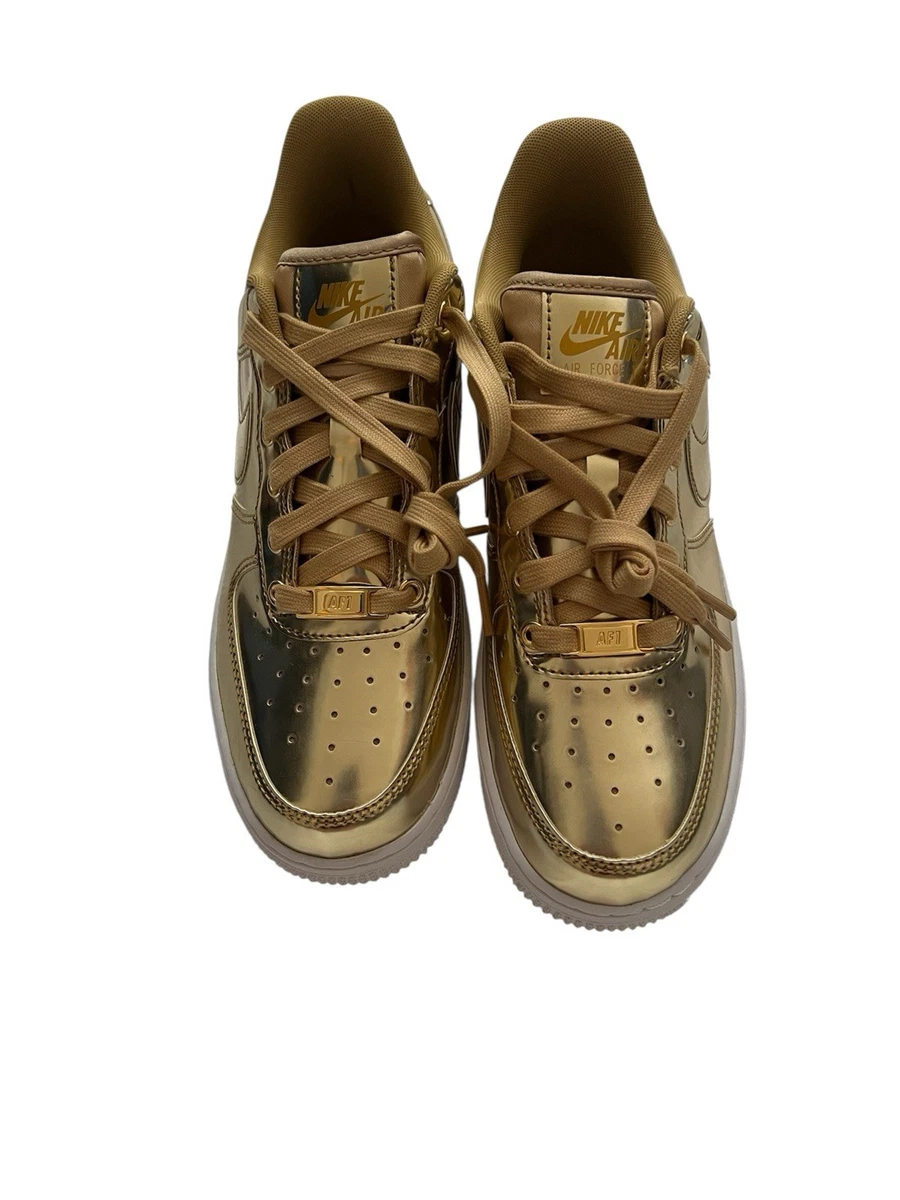 Nike Air Force 1 Low Metallic Gold W for sale | eBay