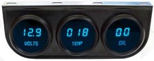 Intellitronix Led 3-gauge Digital Panel Blue