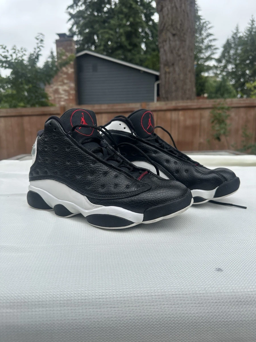 Jordan‎ Retro 13 Reverse He Got Game Pre Owned Black White- 2019 Size 9.5 Jordan 13 Retro Reverse He Got Game for Sale | Authenticity  main image 3