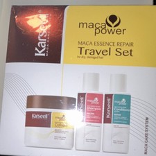 Karseell Maca Power Maca Essence Repair Travel Set Shampoo Conditioner Collagen