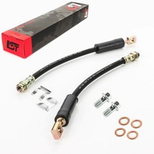 2x Bremsschlauch Leitung Bremse +Haltefeder hinten für Audi A3 8V 8Y Q2 GA