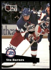 1991-92 Pro Set #566 Stu Barnes