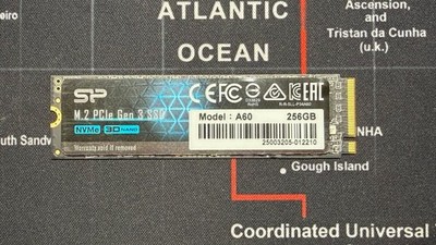 Silicon Power NVMe M.2 PCIe Gen 3 SSD A60 SP256GBP34A60M28