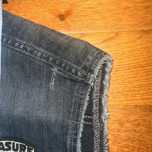 Chaleco vaquero Levis X Santa Cruz Screaming Hand parches para hombre mediano - Imagen 9 de 9