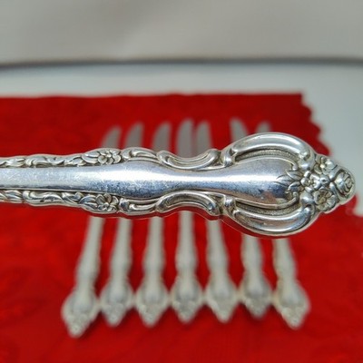 8X BK International Deep Silver COUNTESS Silver plated Butter Dinner Knives