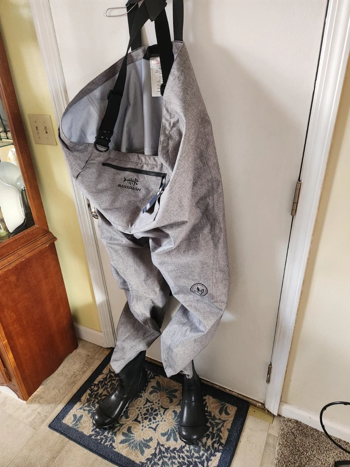 BassDash Upper Body grey 2XL 11-12 Pvc Shoes Polyester New with Tags - Image 4 of 4