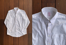 Brooks Brothers Dress Shirt White 16-4/5 Non Iron 346 Regent Style Pristine