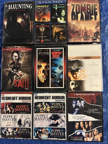 #15 Horror & Multi Pack DVD LOT PICK & CHOOSE  $5 Flat Combined Shipping