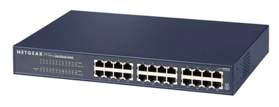 Commutateur NETGEAR ProSafe 24-port 10/100 Mbps Fast Ethernet JFS524-100EUS Neuf - Photo 1/4
