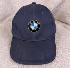 Genuine BMW Hat Youth Strap Back Adjustable Navy Cap