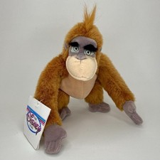 Disney Store King Louie Bean Bag Plush 8" Jungle Book Stuffed Animal w/ Tags