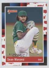 2022 Panini Donruss Retro 1988 America 7/50 Sean Manaea #254 11pj