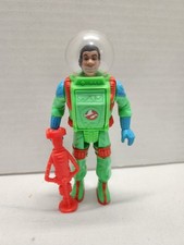 Real Ghostbusters 1989 Winston Zeddmore Fright Features Figure   Weapon Kenner