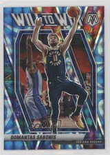2020-21 Panini Mosaic Will to Win Reactive Blue Prizm 86/99 Domantas Sabonis 6o3