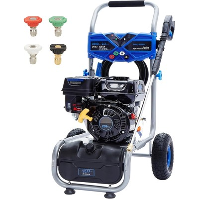 #ad Efurden Gas Powered Washer 3500 PSI 2.3 GPM Cold Water Gas Pressure Washer Blue $255.49
