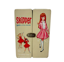 Vintage 1964 Skipper Barbie s Little Sister Doll Carrying Case Mattel Vinyl