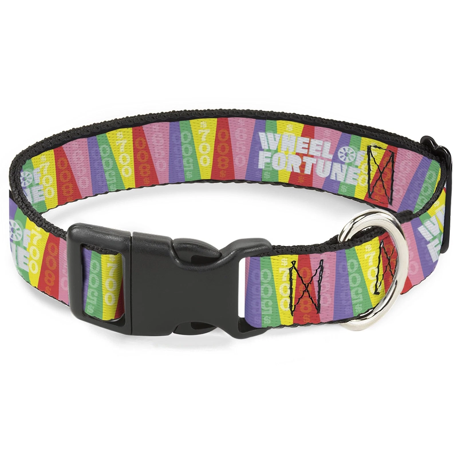 Sony Pictures Pet Collar, Dog Collar Plastic Buckle, Wheel of Fortune Cash Prize