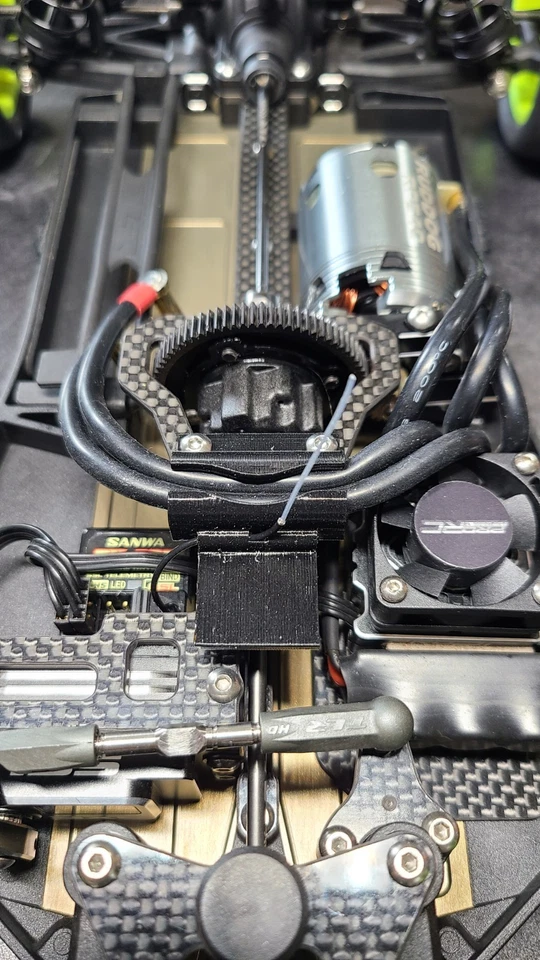 Soporte de transpondedor/cables/antena TLR 22X-4. Foto 3 de 3