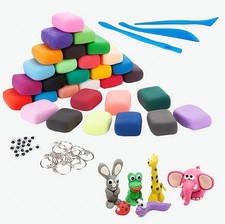 Air Dry Clay 36 Colors Magic Foam DIY Modeling Clay Kit w/Tools for Boys Girls