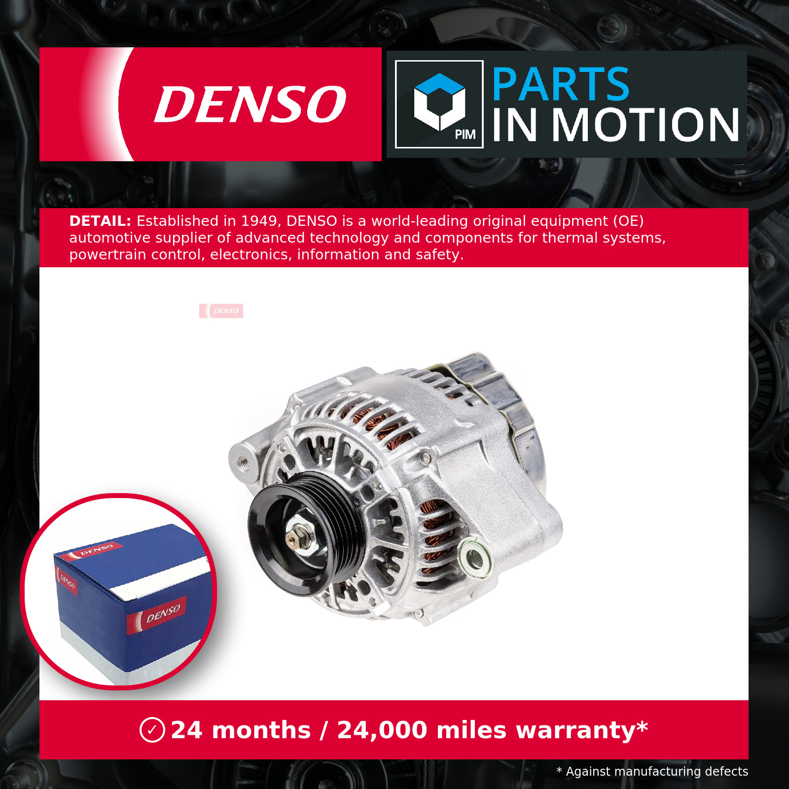 Alternator fits SUZUKI SWIFT RS 413 1.3 2005 on M13A Denso 3140080J00 3140080J01