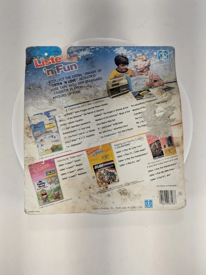 Transformers G1 CLIFFJUMPER 1985 Listen N Fun MOSC Sealed Pre-rub - Image 2 of 4