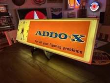 Vintage Duo lite Advertising Wall Clock Addo-X