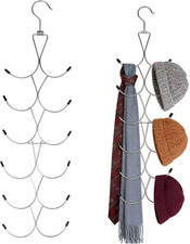 Schalhalter Mit 12 Fächern, Schal-Organizer, Schal-Kleiderbügel Mit 360° Drehbar