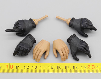 HRT06MM 1/6 Male Gloves Hands Model 12'' Hostage Rescue team ES Shooter