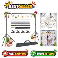 Backdrop Stand Kit 10x6.5ft for Photography Studio, Parties  Events