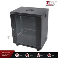 1PC 12U Wall Mount Network Server Rack Cabinet Enclosure 15.5'' Deep Door Lock