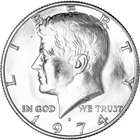 1974 D Kennedy Half Dollar Uncirculated from Mint Set