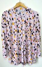 Wuli:Luu By Gok Wan Size M Medium Ladies Womens Pink Multi Blouse Shirt Top