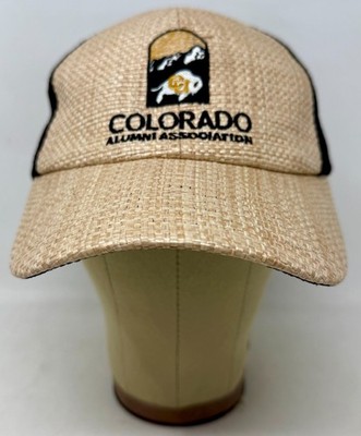 1990's University of Colorado Buffaloes Alumni Association Tan & Black Hat CU