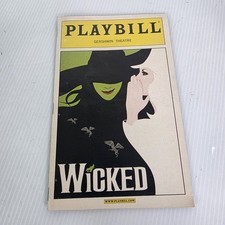 Wicked Playbill 2006 Eden Espinosa Megan Hilty Carol Kane Ben Vereen Gershwin Wicked Playbill 2006 Eden Espinosa Megan Hilty Carol Kane Ben Vereen Gershwin