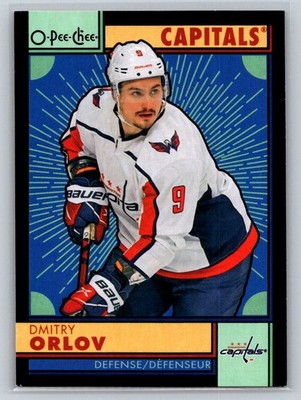 2022-23 O-Pee-Chee Retro Black Border Dmitry Orlov 057/100 Washington Capitals