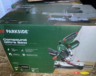Parkside Kapp- und Gehrungssäge kippbarer Sägekopf 1500W PKS 1500 C4