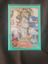2023 Topps Chrome Albert Pujols Aqua Refractor 125/199 #143 St. Louis Cardinals 